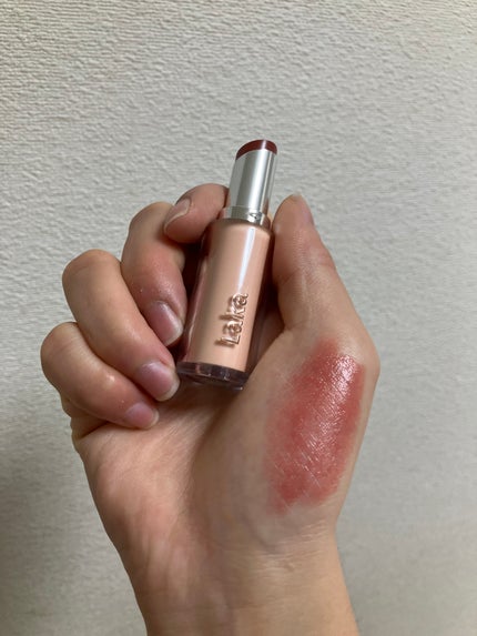 ボンディンググロウリップスティック/Laka/口紅を使ったクチコミ(2枚目)