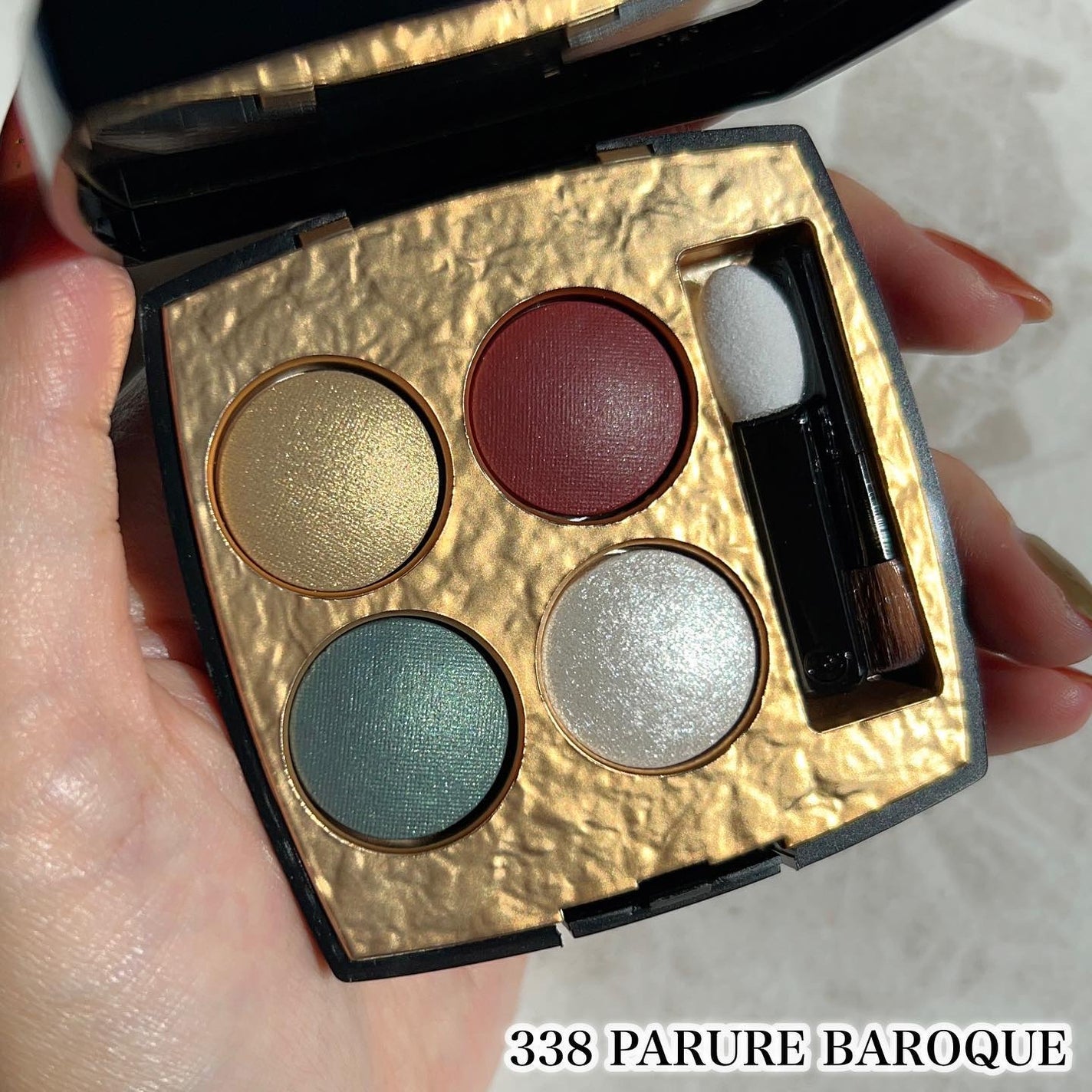 レ キャトル オンブル ビザンス /CHANEL/アイシャドウパレットを使ったクチコミ(7枚目)