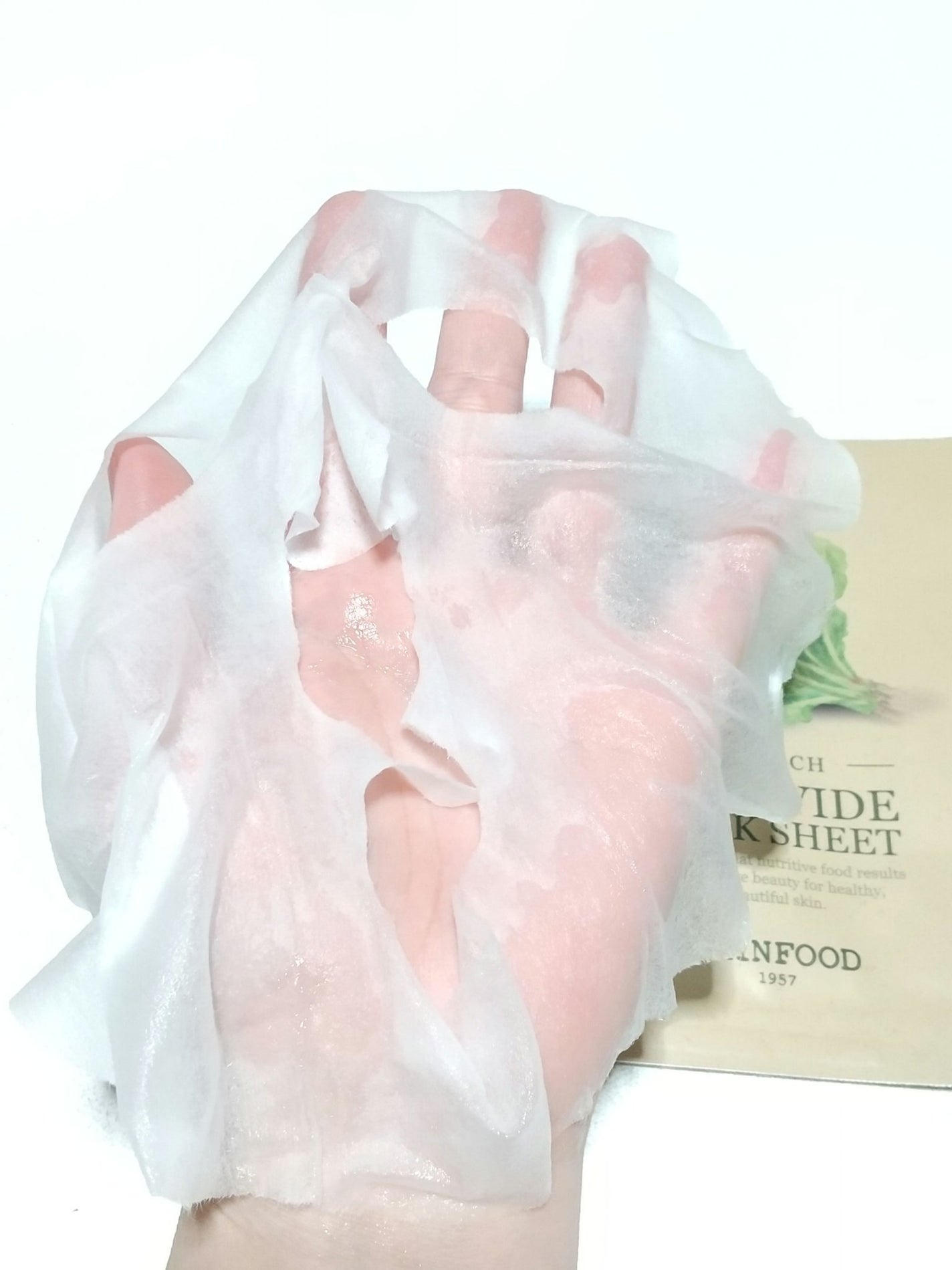 スーヴィッド マスクシート スピニッチ/SKINFOOD/シートマスク・パックを使ったクチコミ(2枚目)