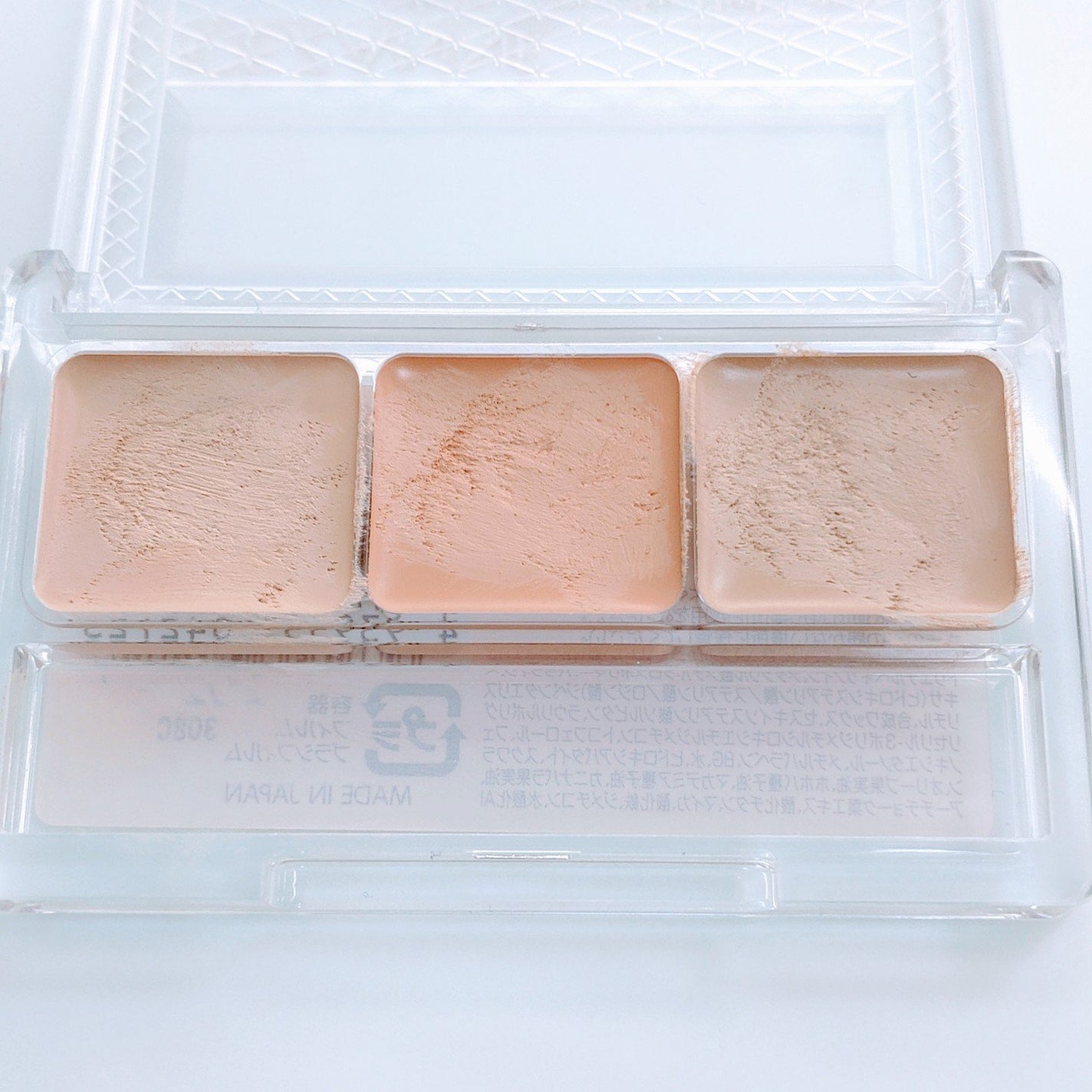 パレットコンシーラー ハイカバー/CEZANNE/パレットコンシーラーを使ったクチコミ(3枚目)