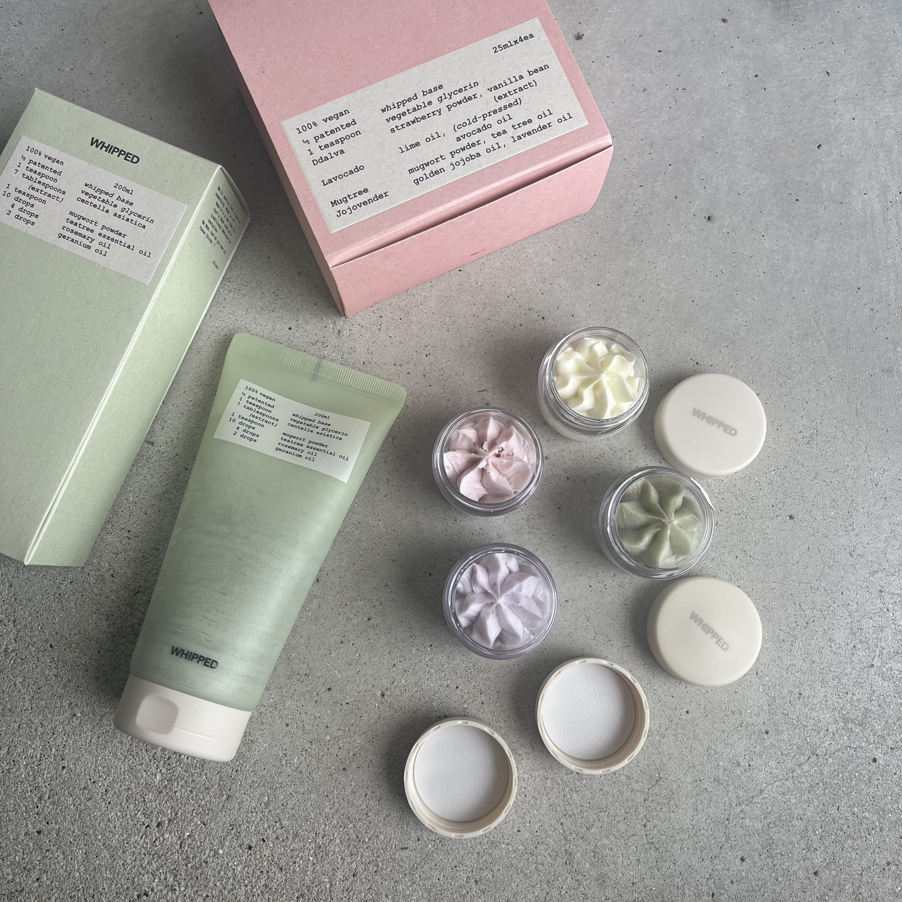 ホイップドヴィーガンパッククレンザーディスカバリーキット/WHIPPED/スキンケアキットを使ったクチコミ（2枚目）