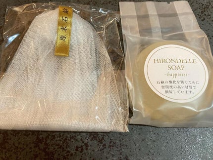 SOAP Happines/HIRONDELLE/洗顔石鹸を使ったクチコミ(4枚目)