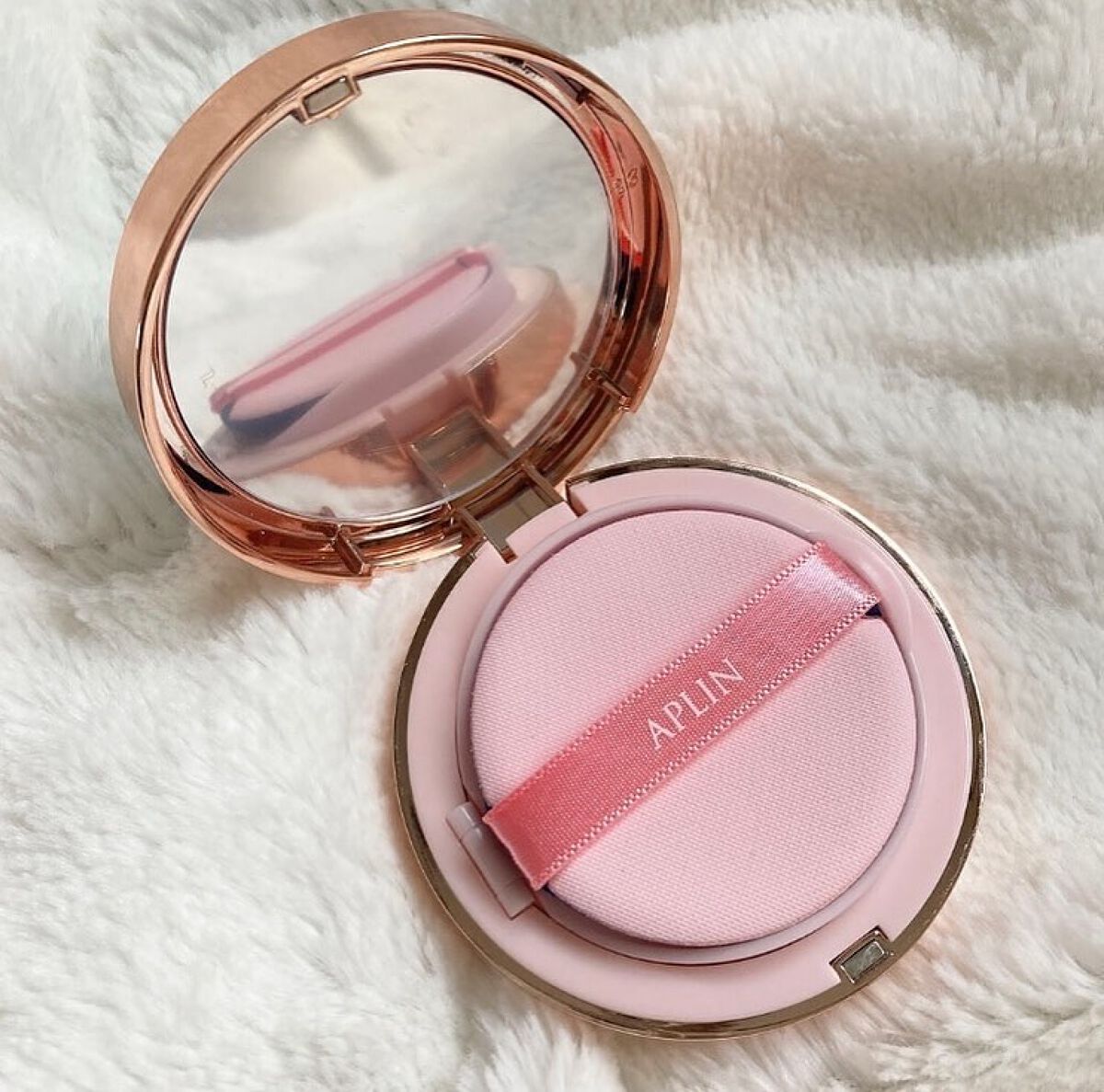 ピンクティーツリーカバークッション/APLIN/クッションファンデーションを使ったクチコミ(3枚目)