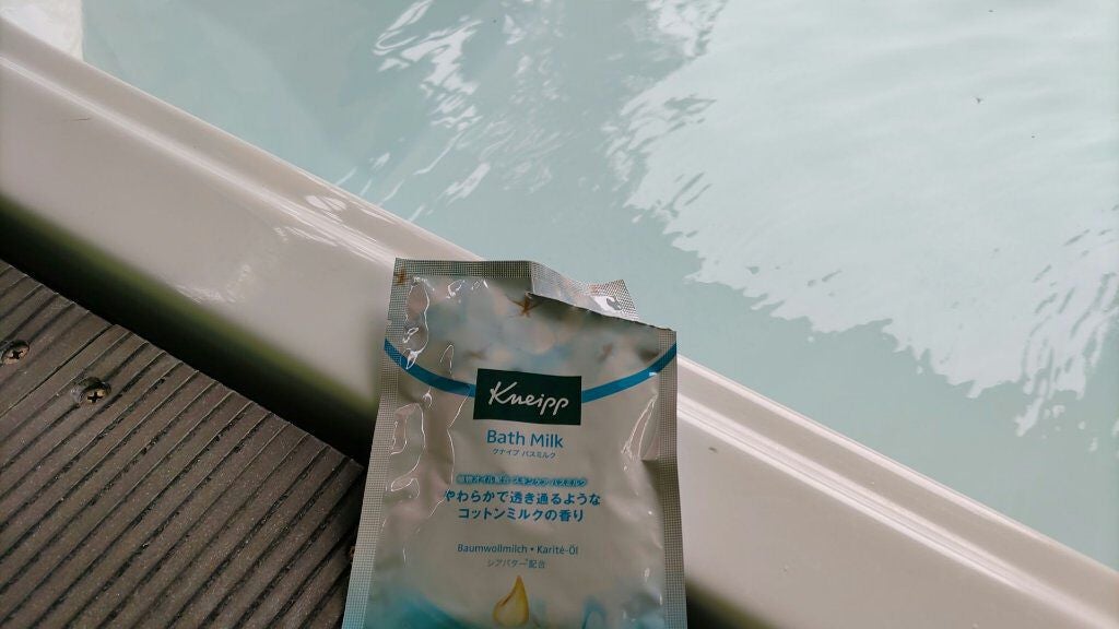 バスミルク コットンミルクの香り/クナイプ/入浴剤を使ったクチコミ(1枚目)