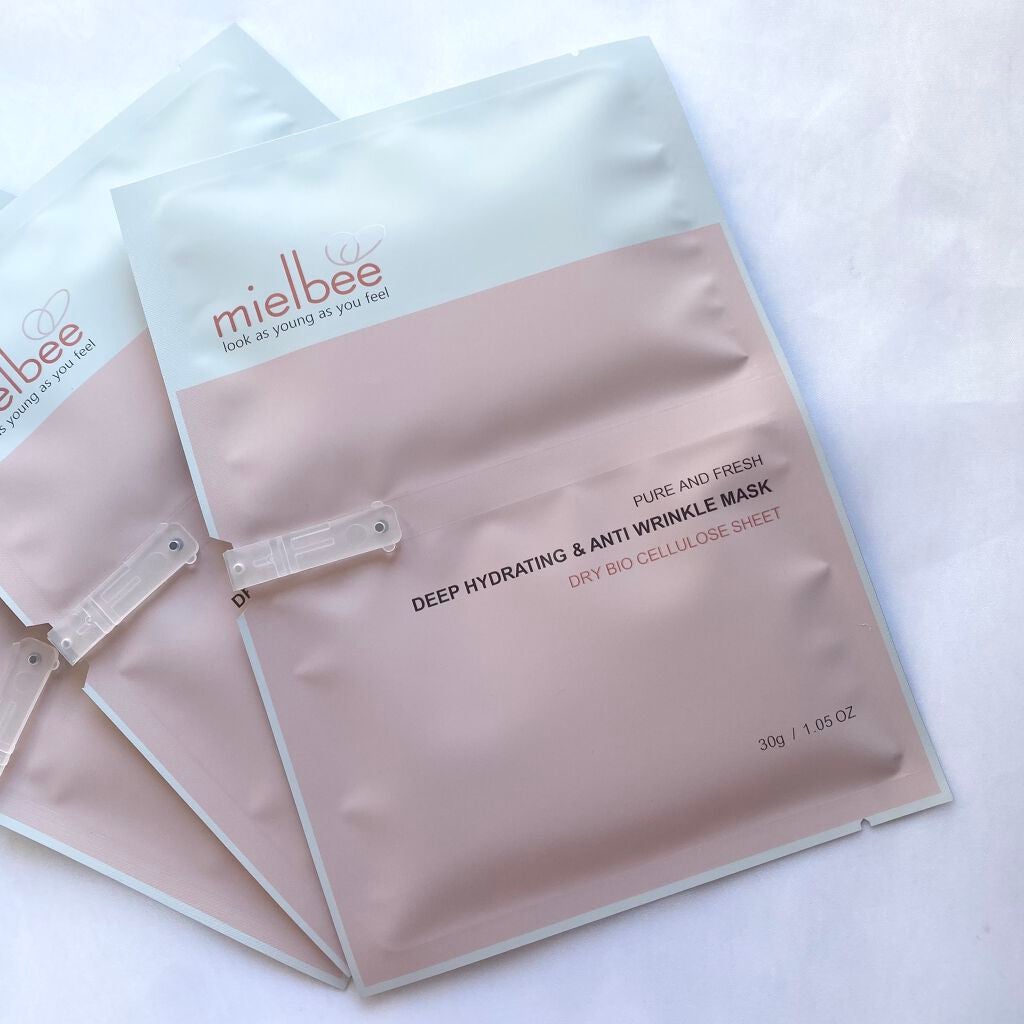 ディープハイドライティング&アンティーリンクルマスク/mielbee/シートマスク・パックを使ったクチコミ(1枚目)