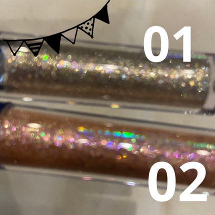 リキッド グリッター シャドウ/rom&nd/グリッターを使ったクチコミ(4枚目)