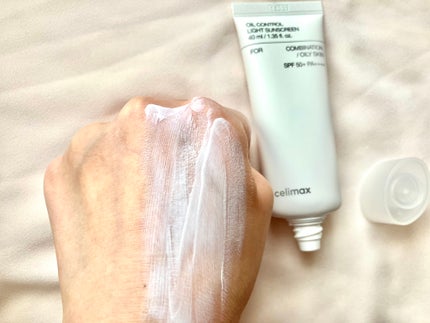 oil control light sunscreen/celimax/日焼け止めクリームを使ったクチコミ(2枚目)
