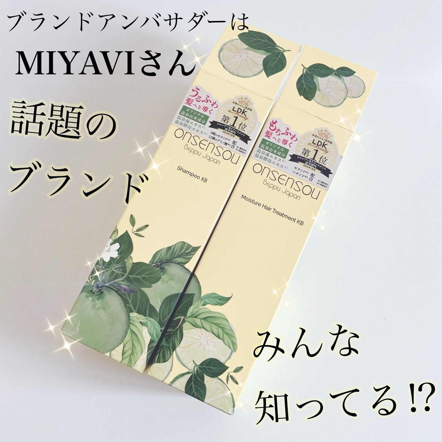 モイスチャーシャンプー／モイスチャートリートメント KABOSU/ONSENSOU/市販シャンプーを使ったクチコミ（1枚目）