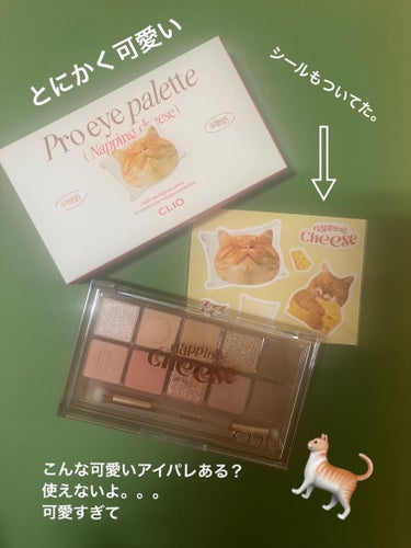 プロ アイ パレット 19 NAPPING CHEESE/CLIO/アイシャドウパレットを使ったクチコミ（2枚目）