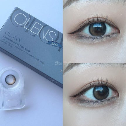 Glowy 1day/OLENS/ワンデー(1DAY)カラコンを使ったクチコミ(2枚目)