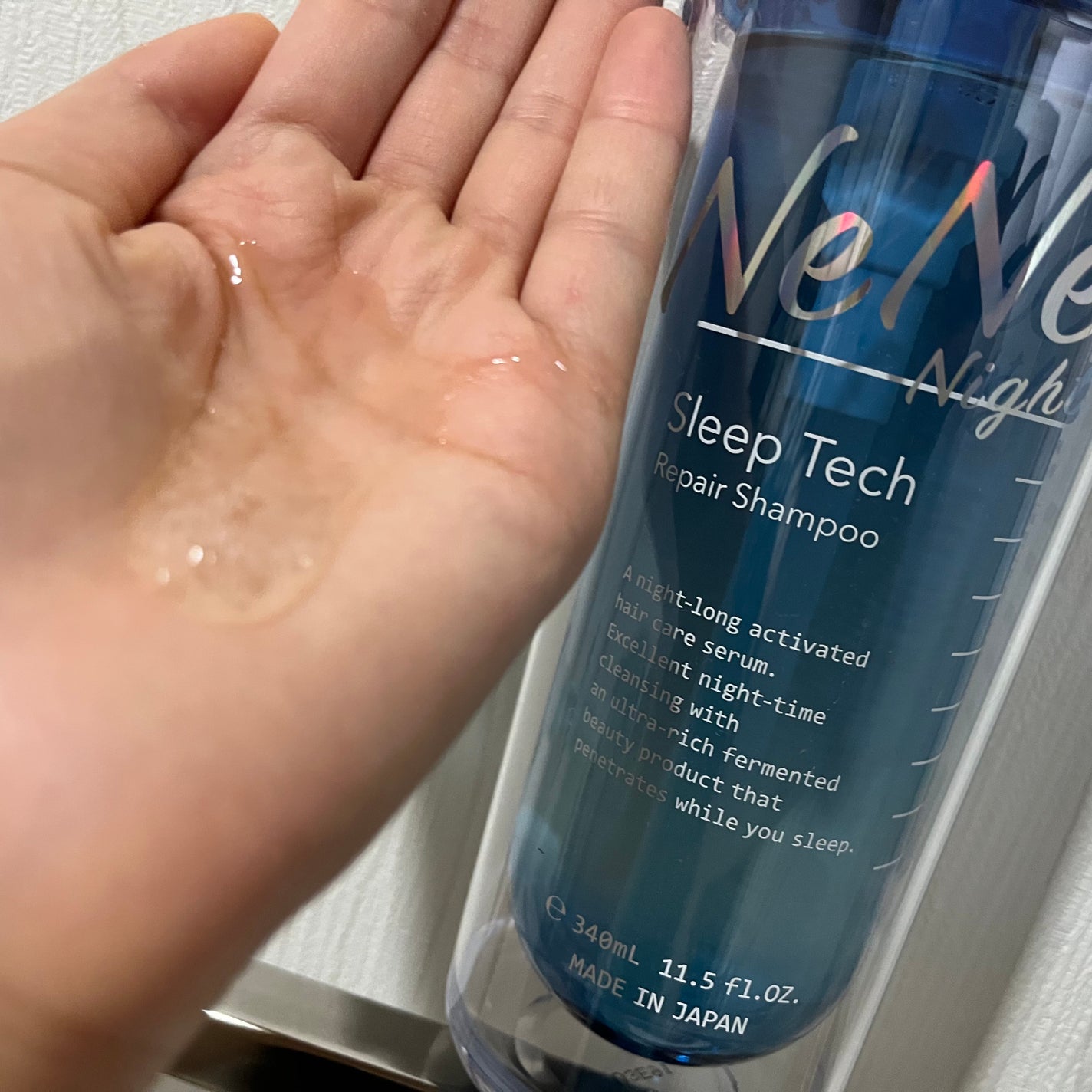 スリープテック リペア シャンプー/ヘアトリートメント/NeNe Night/市販シャンプーを使ったクチコミ(2枚目)