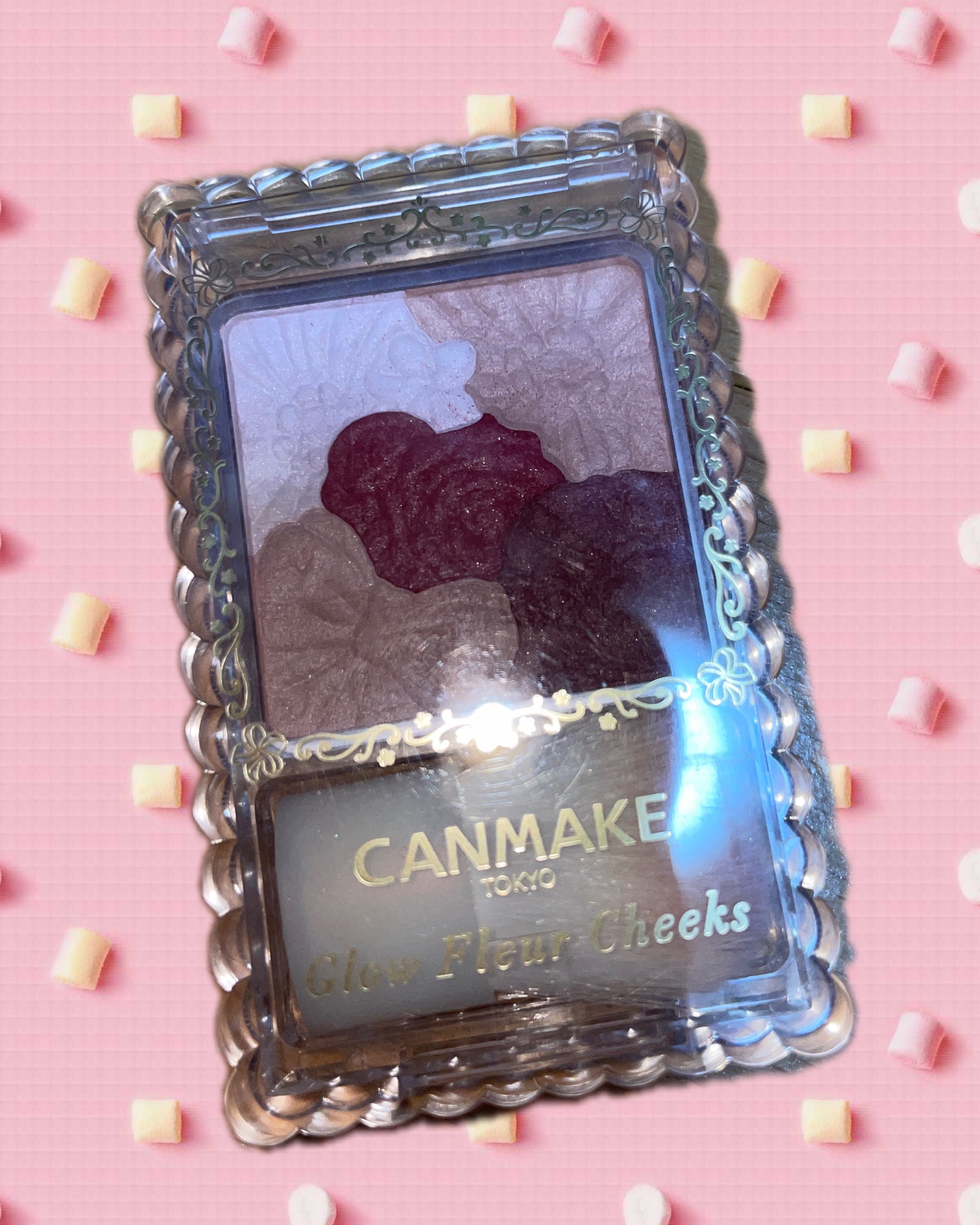 グロウフルールチークス/キャンメイク/パウダーチークを使ったクチコミ（1枚目）