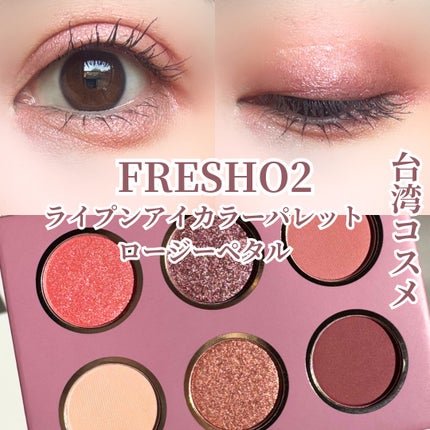 ライプンアイカラーパレット/FRESHO2/アイシャドウパレットを使ったクチコミ(1枚目)