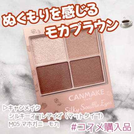 シルキースフレアイズ(マットタイプ)/キャンメイク/アイシャドウパレットを使ったクチコミ(1枚目)