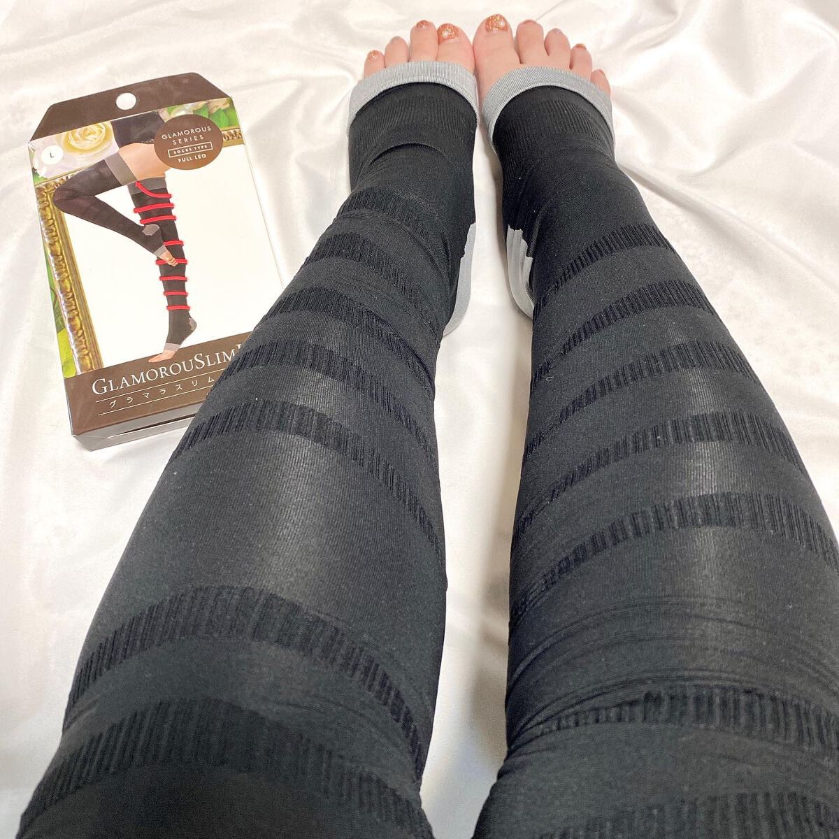 グラマラスリムレッグ/グラマラスパッツシリーズ/着圧ソックス・レギンスを使ったクチコミ(5枚目)