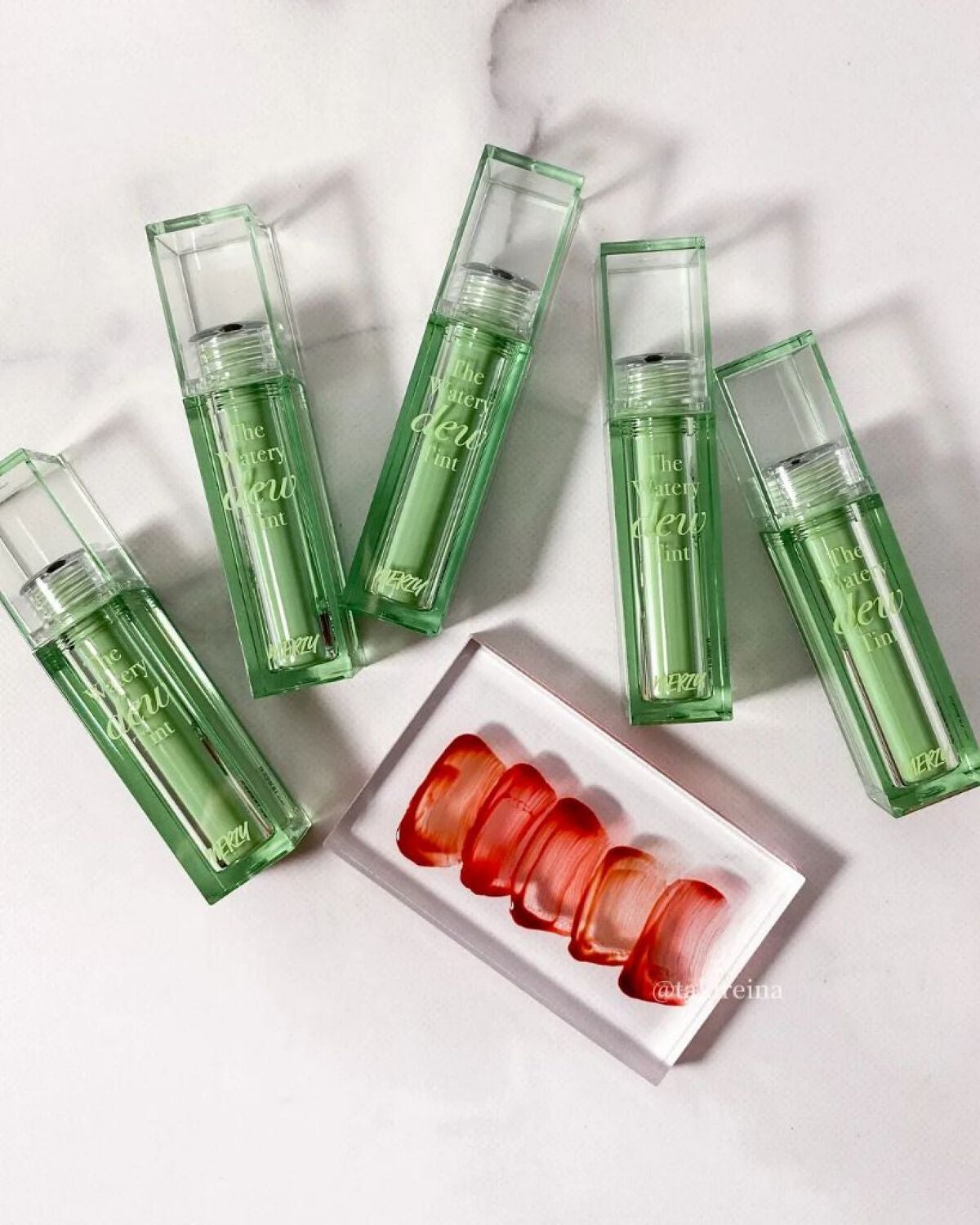 ザ ウォータリーデューティント/MERZY/リップティントを使ったクチコミ(5枚目)