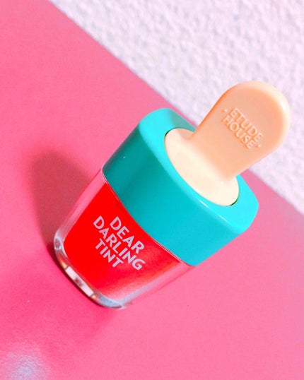 ディアダーリン ウォータージェルティント (アイスティント)/ETUDE/口紅を使ったクチコミ(1枚目)