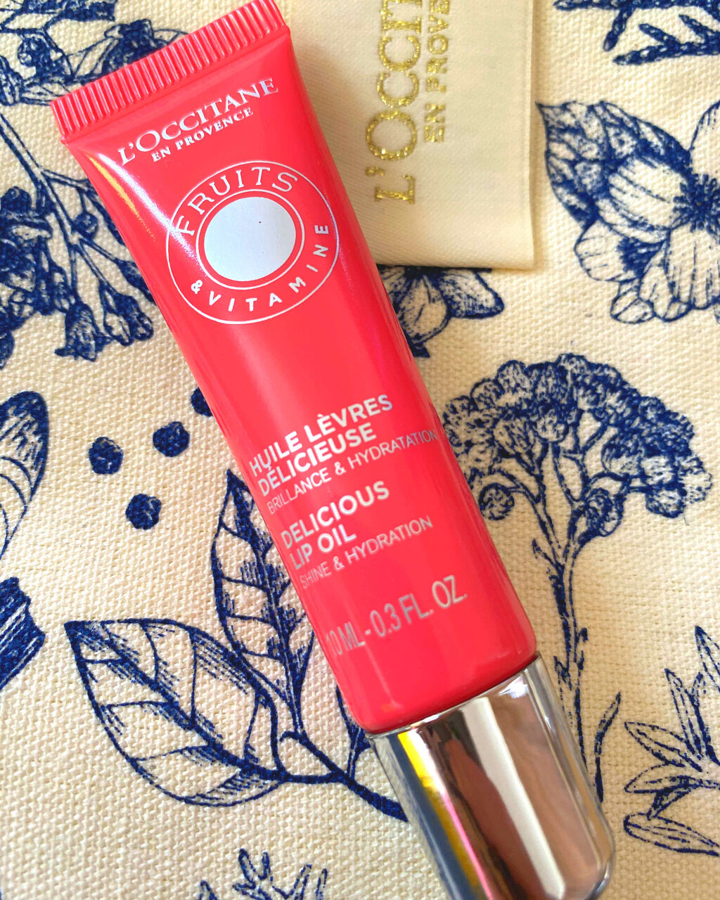 デリシャス＆フルーティー リップオイル/L'OCCITANE/リップケアを使ったクチコミ（1枚目）