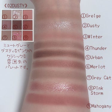 TERRAZZO Shadow palette/HOLIKA HOLIKA/パウダーアイシャドウを使ったクチコミ（9枚目）