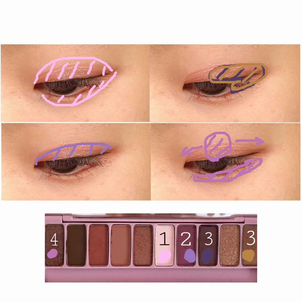 プレイカラー アイシャドウ/ETUDE/アイシャドウパレットを使ったクチコミ（2枚目）