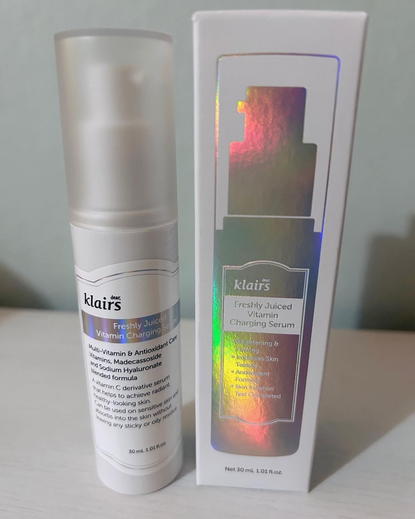 フレッシュリージュースドビタミンチャージングセラム(30ml)/Klairs/美容液を使ったクチコミ(1枚目)