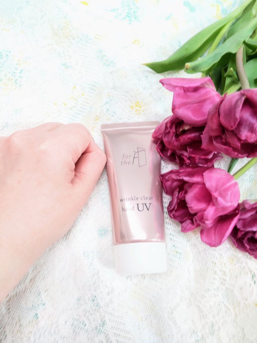 フォーザエフ 薬用 リンクルクリア ハンド UV /ナリスアップ/ハンドクリームを使ったクチコミ（3枚目）