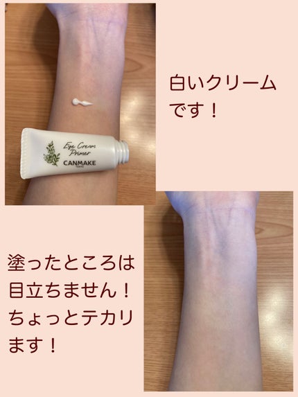 アイクリームプライマー/キャンメイク/アイシャドウベースを使ったクチコミ(3枚目)