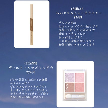 ペールトーンアイシャドウ/CEZANNE/アイシャドウを使ったクチコミ(2枚目)