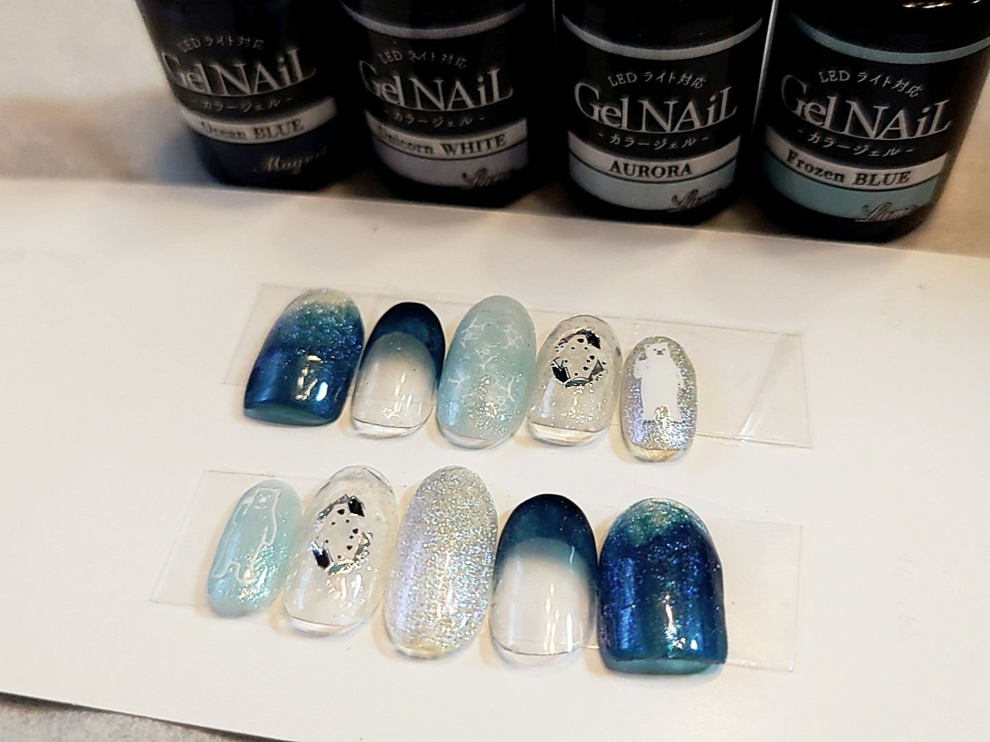 ネイルシール/セリア/ネイルシールを使ったクチコミ（1枚目）