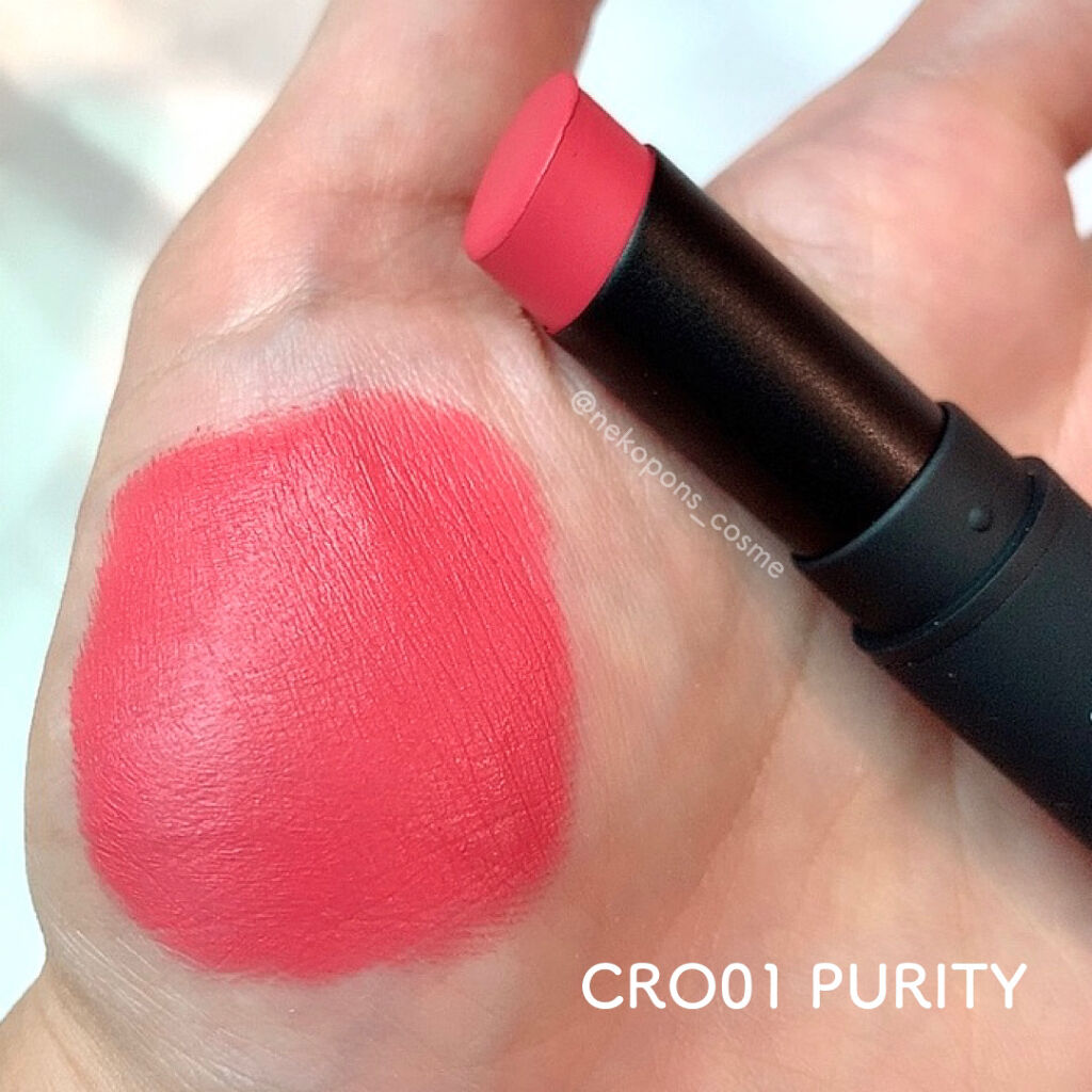 スマッジセミマットリップスティック/NAMING./口紅を使ったクチコミ（2枚目）