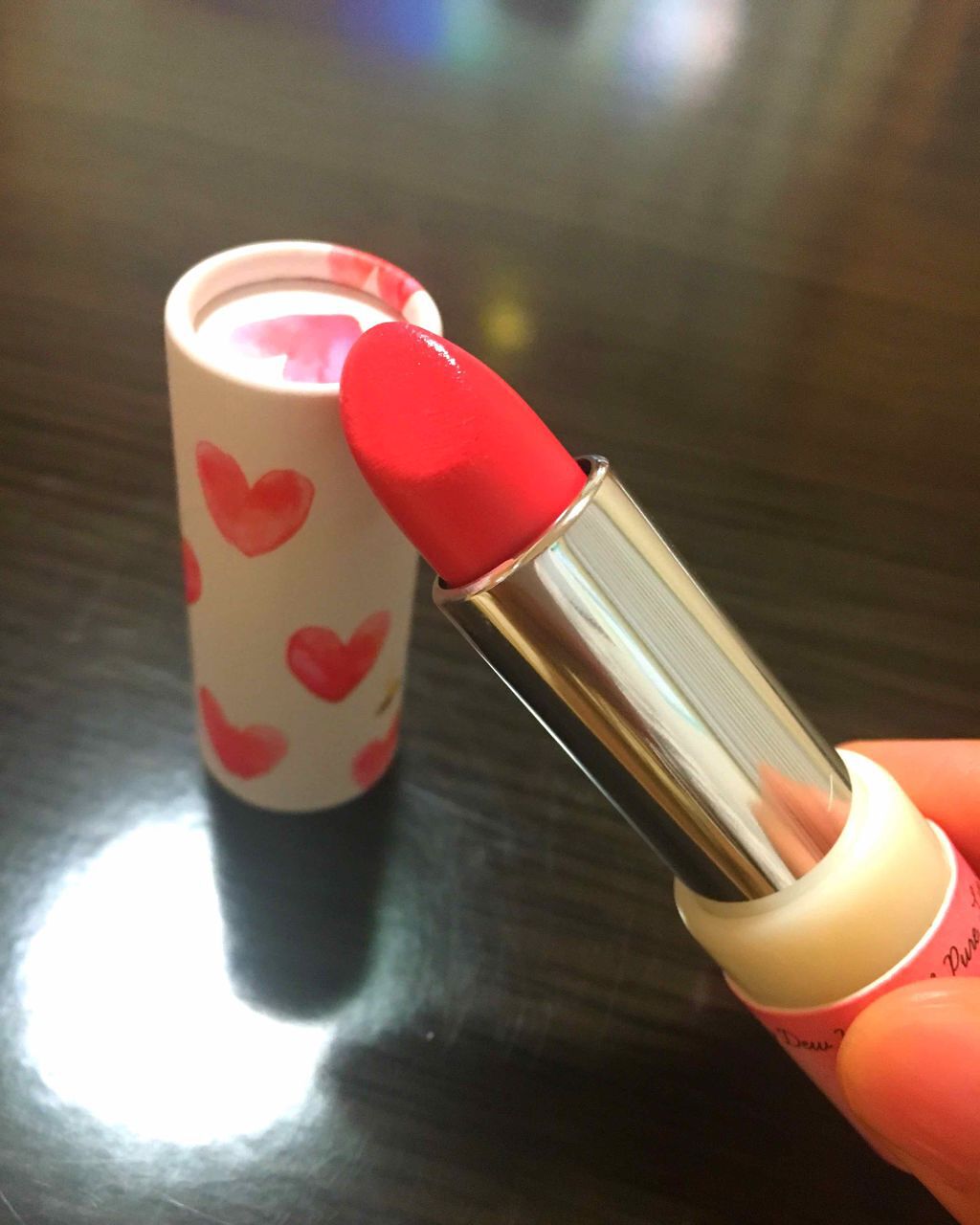 ワンダーハニー ハートフルなピュアリップ/VECUA Honey/口紅を使ったクチコミ(2枚目)