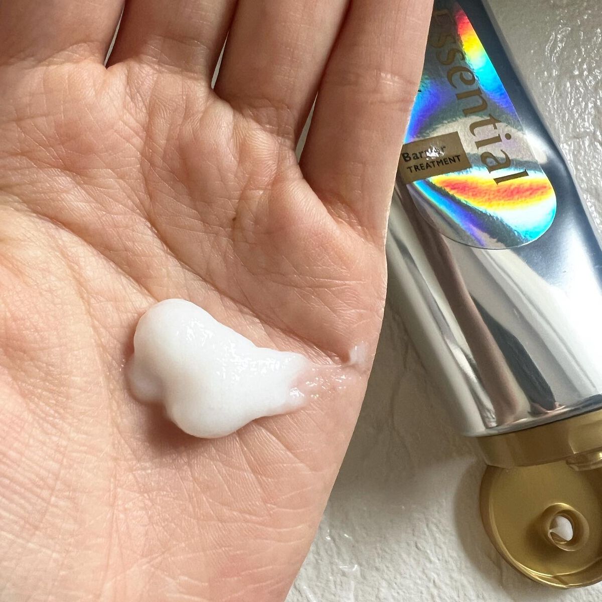 髪のキメ美容バリアトリートメント/エッセンシャル/洗い流すヘアトリートメントを使ったクチコミ（3枚目）