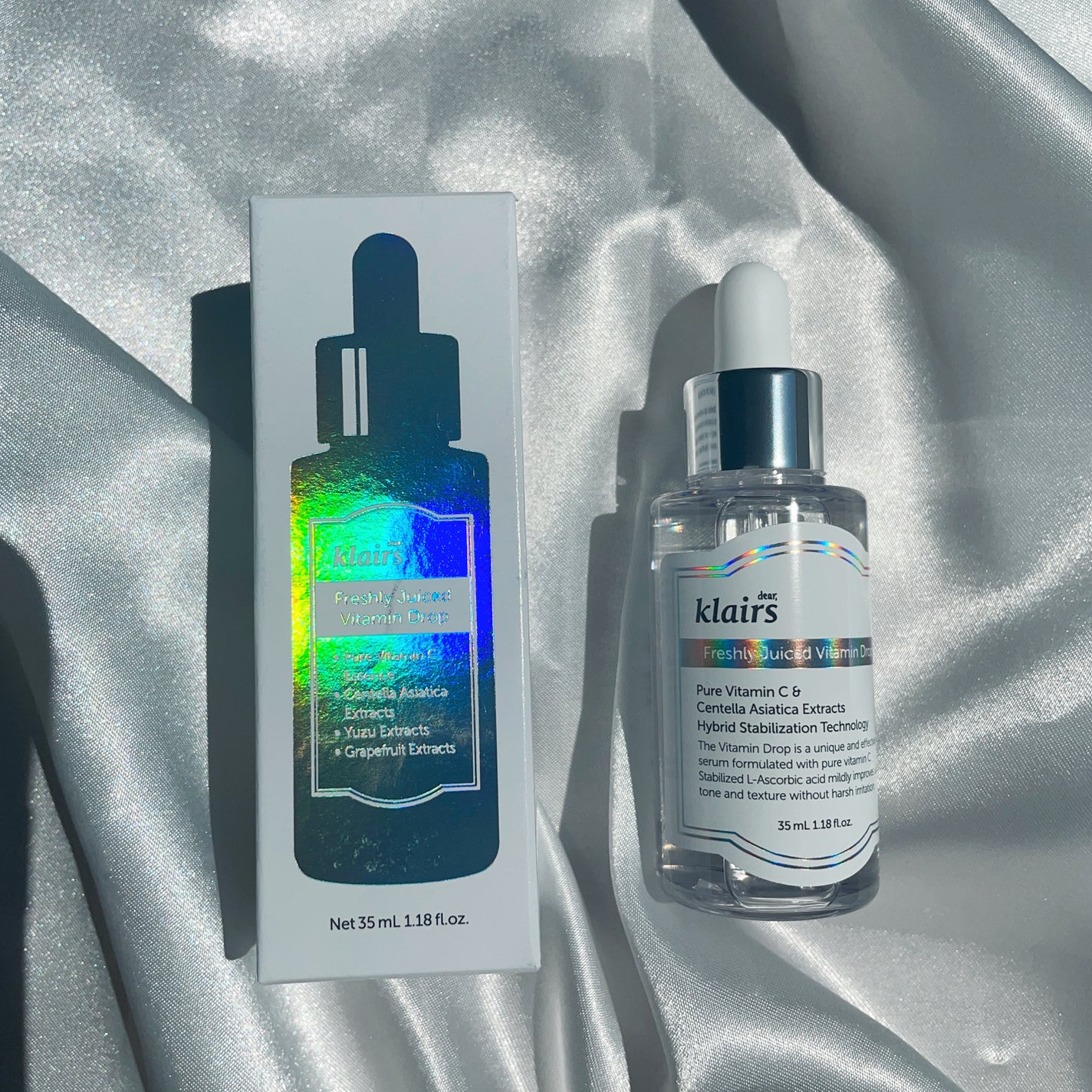 フレッシュリージュースドビタミンドロップ(35ml)/Klairs/美容液を使ったクチコミ(5枚目)