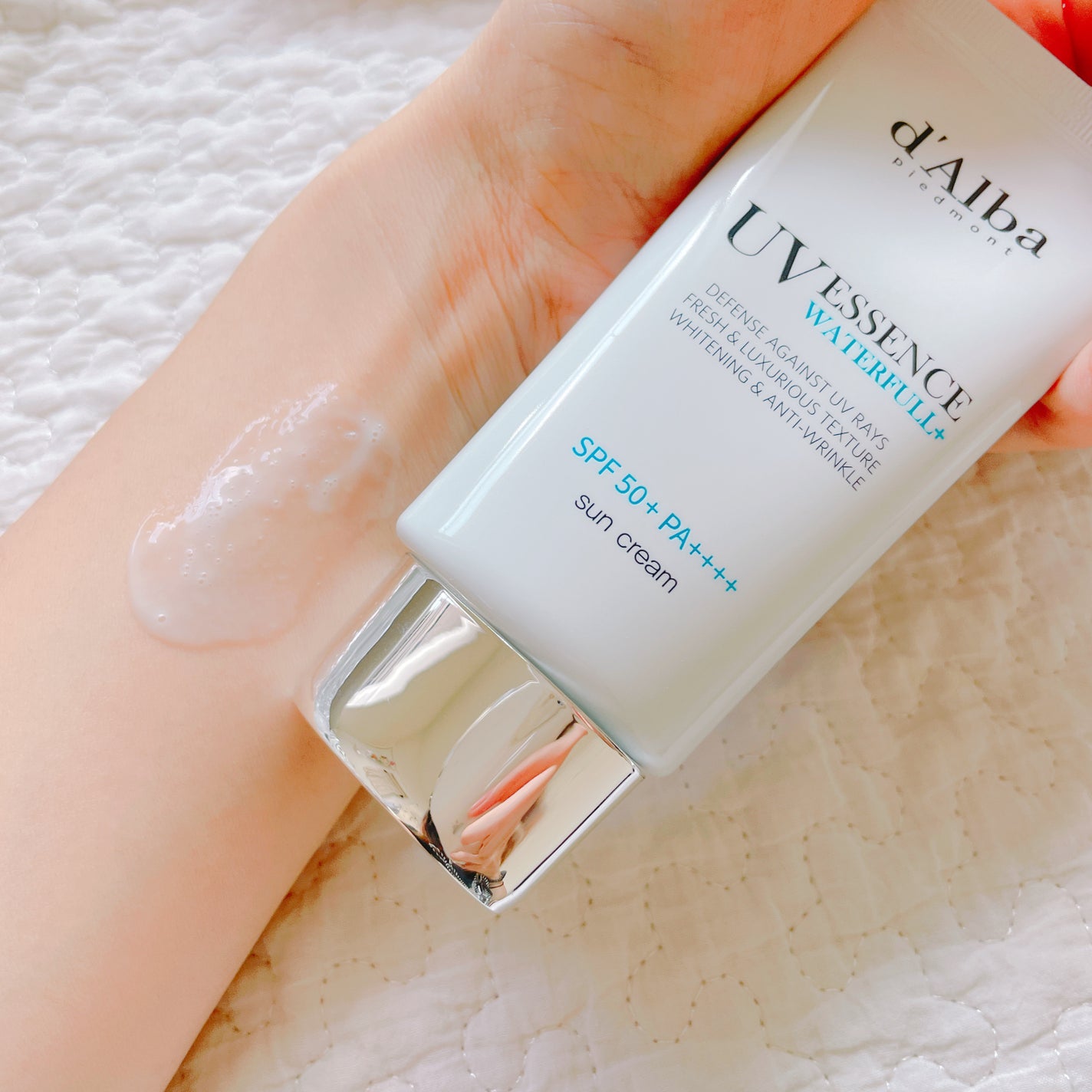 ダルバ ウォータフル エッセンス サンクリーム/ダルバ/日焼け止めクリームを使ったクチコミ(2枚目)