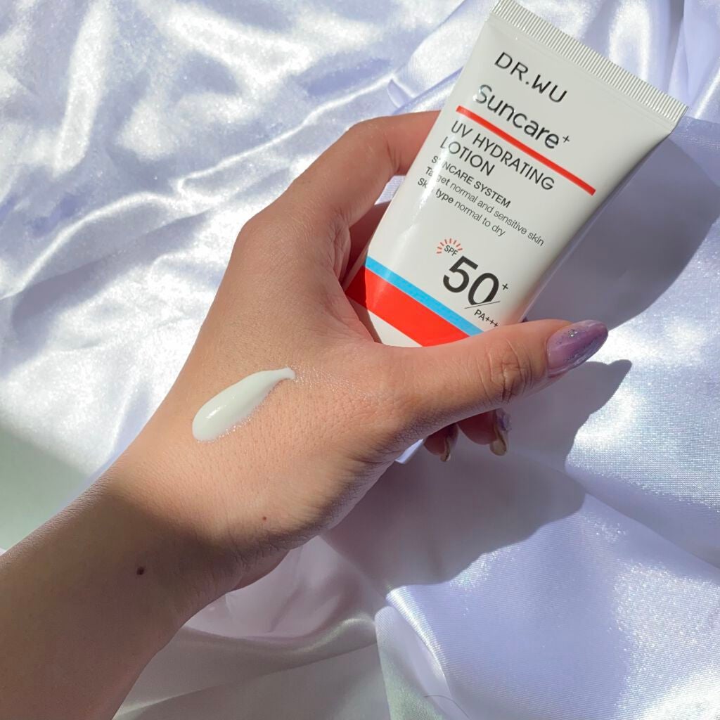 サンスクリーン+  モイスト日焼け止め<日焼け止め>/DR.WU/日焼け止めクリームを使ったクチコミ(2枚目)