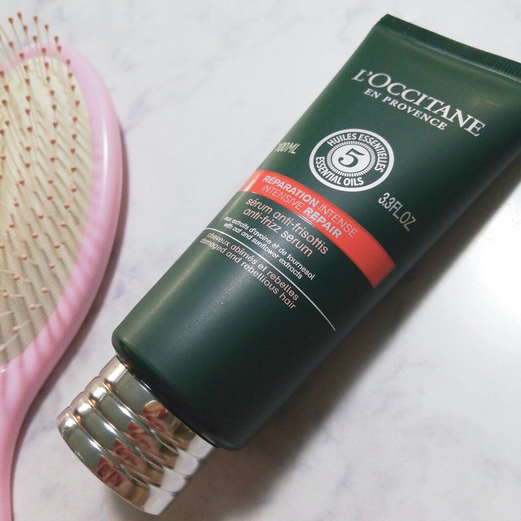 ファイブハーブス リペアリングヘアミルクセラム/L'OCCITANE/ヘアミルクを使ったクチコミ(1枚目)