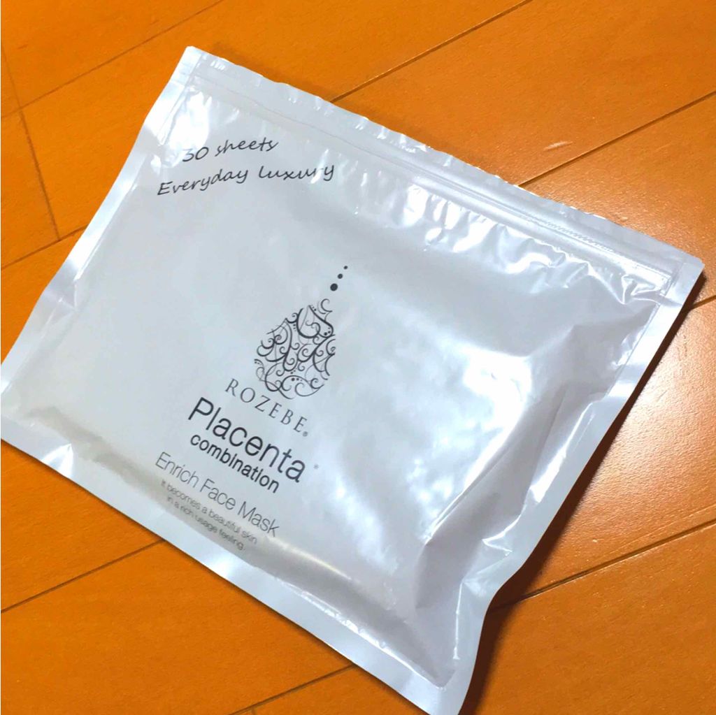 プラセンタエンリッチフェイスマスク/ROZEBE/シートマスク・パックを使ったクチコミ(1枚目)