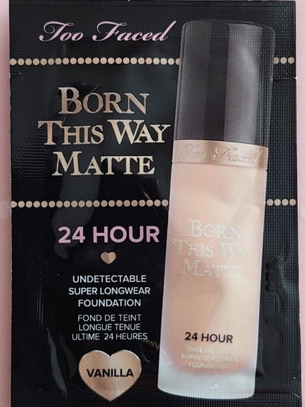 ボーン ディス ウェイ アンディテクタブル 24H マット ファンデーション/Too Faced/リキッドファンデーションを使ったクチコミ(2枚目)