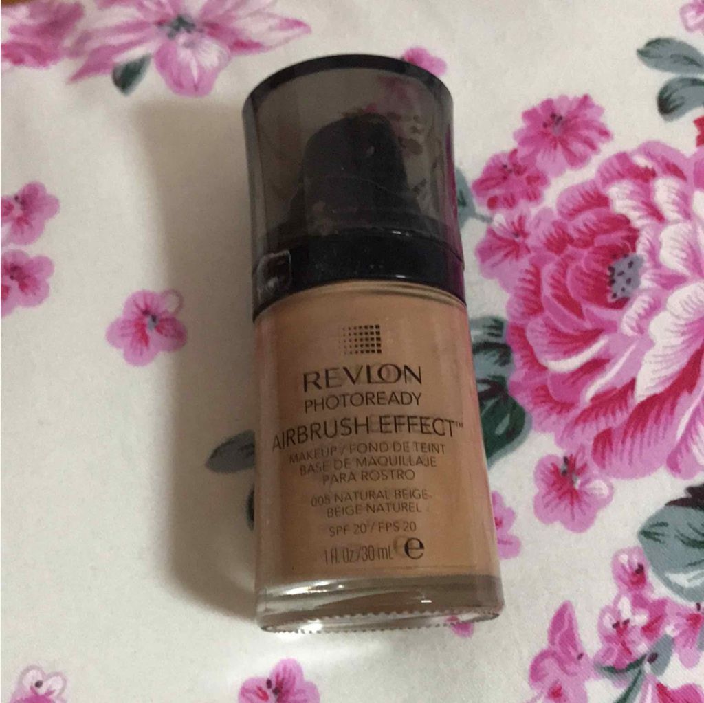 フォトレディ エアブラッシュ エフェクト メイクアップ/REVLON/リキッドファンデーションを使ったクチコミ(1枚目)