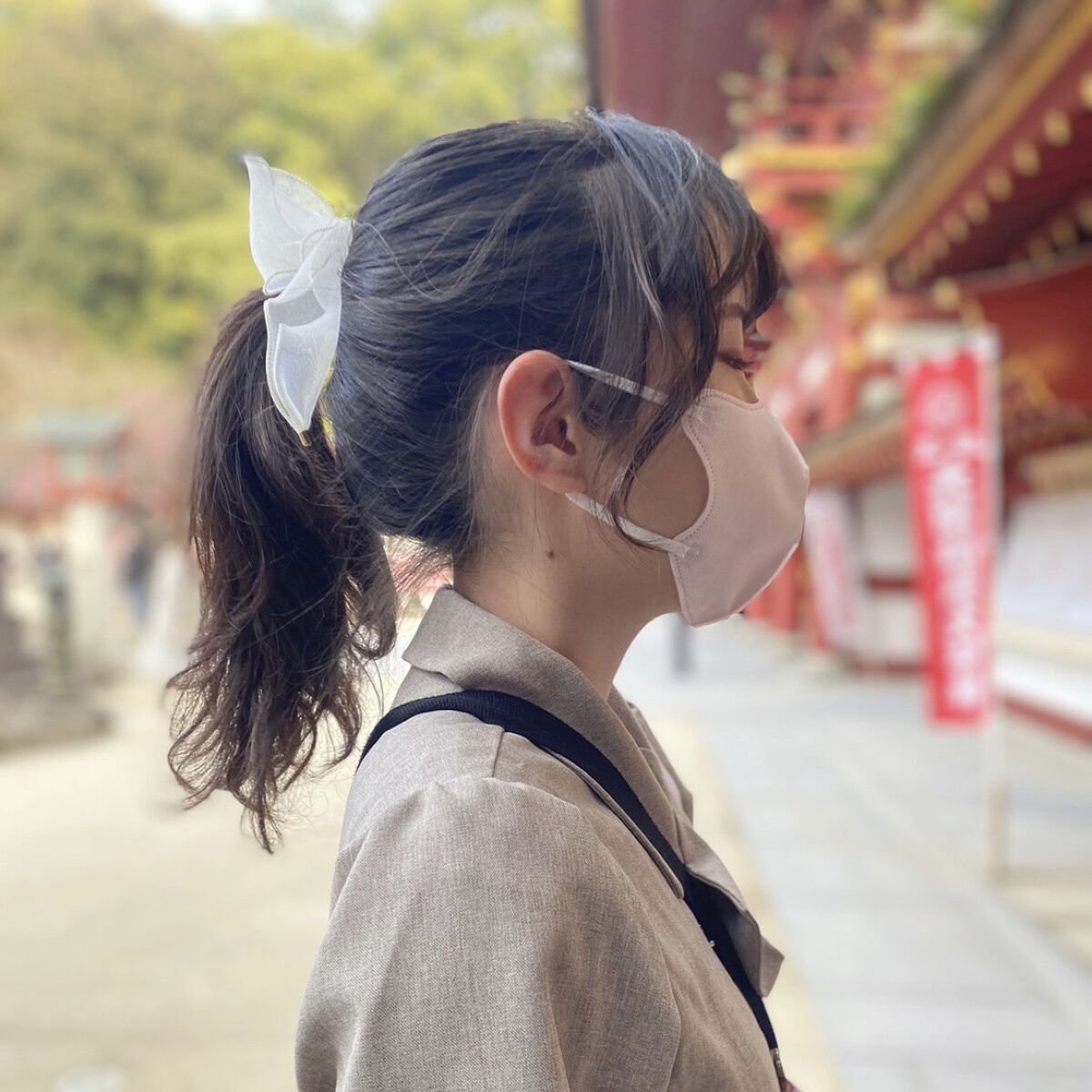 ドーリーピンク 立体マスク/be-style/マスクを使ったクチコミ（2枚目）