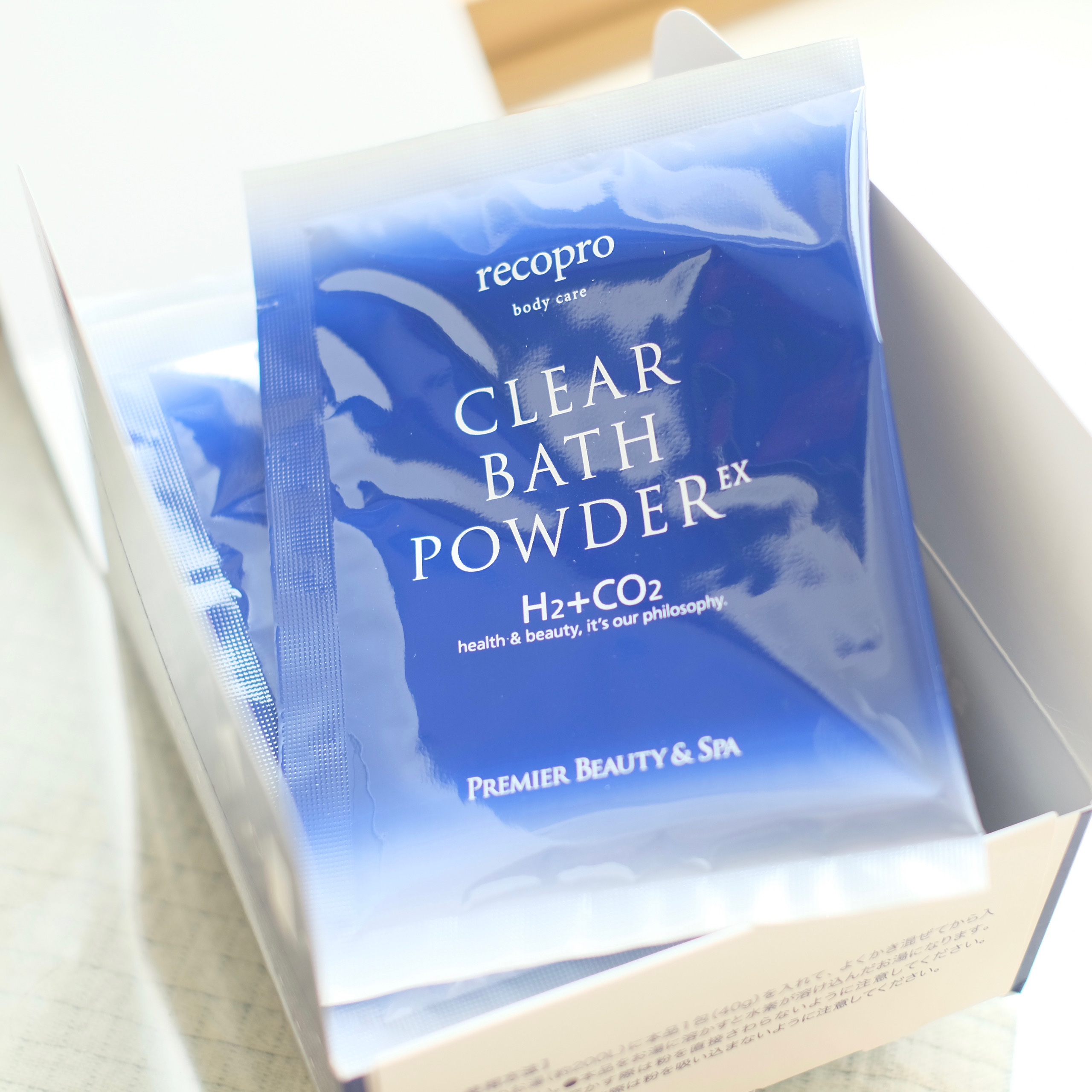 recopro クリアバスパウダー　未使用品　入浴剤 リコプロボディケア クリアバスパウダーEX (10袋) | プレミア