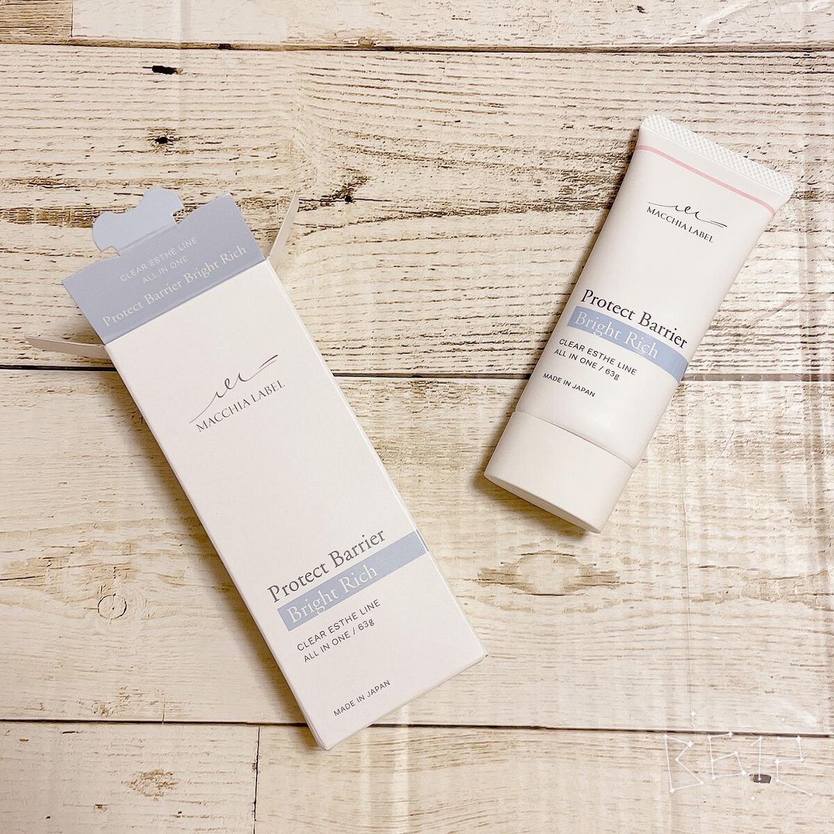 プロテクトバリアブライトリッチ/Macchia Label/オールインワン化粧品を使ったクチコミ（1枚目）