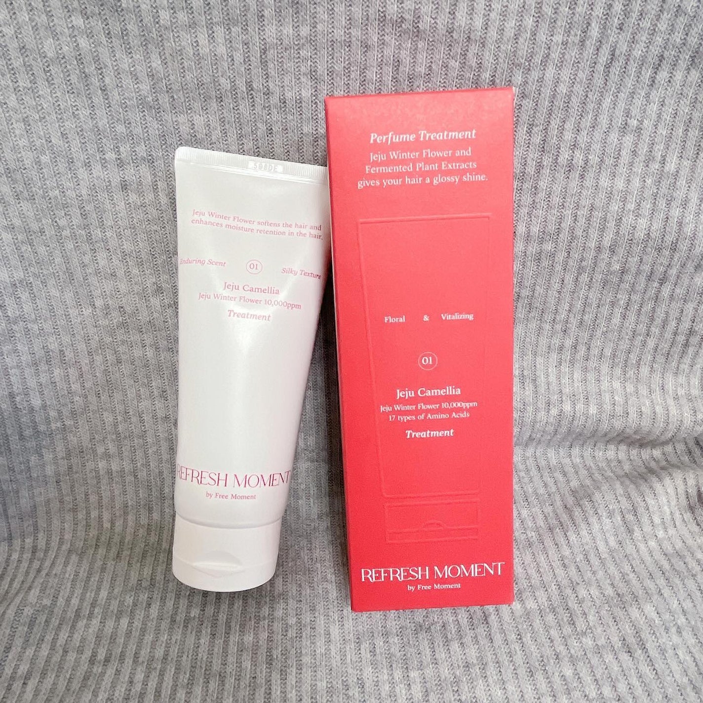 リフレッシュモーメントパフュームシャンプー/トリートメント Jeju Camellia/Free Moment /市販シャンプーを使ったクチコミ(5枚目)