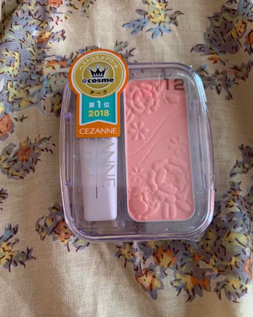 ナチュラル チークN/CEZANNE/パウダーチークを使ったクチコミ（1枚目）