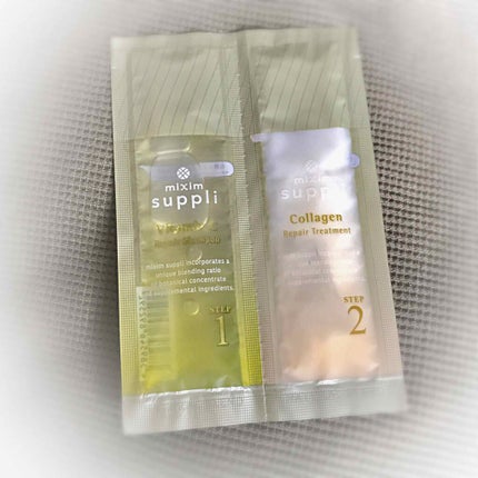 ビタミン リペアシャンプー/コラーゲン リペアヘアトリートメント/mixim suppli/市販シャンプーを使ったクチコミ(1枚目)