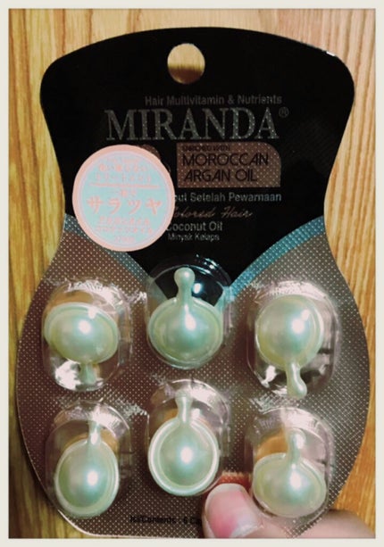 ヘアビタミン カラーケアヘアオイル/MIRANDA/ヘアオイルを使ったクチコミ(1枚目)