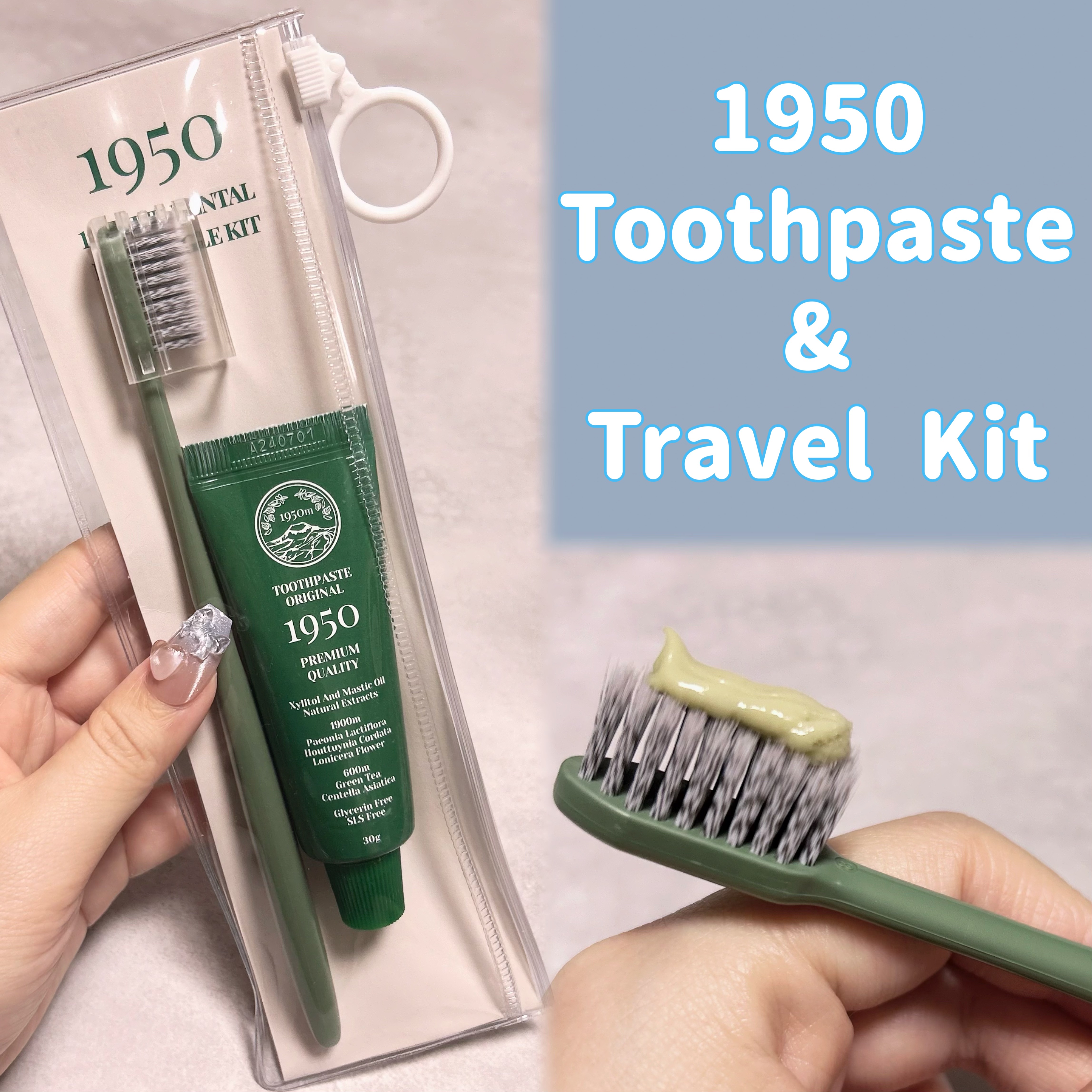 チェジュミネラルソルトブルーオーガニック歯磨き粉/1950/歯磨き粉を使ったクチコミ（1枚目）