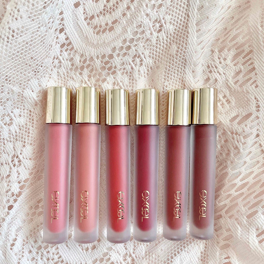 リップベルベティスト/excel/口紅を使ったクチコミ(4枚目)