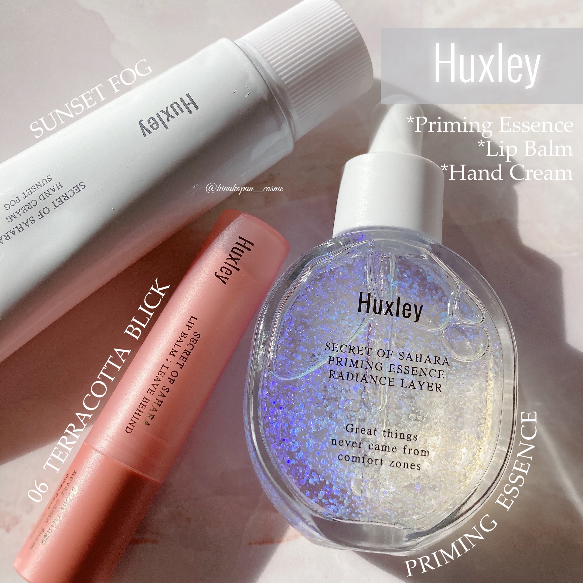 リップバーム；リーブビハインド 06 テラコッタブリック/Huxley/リップバームを使ったクチコミ（1枚目）