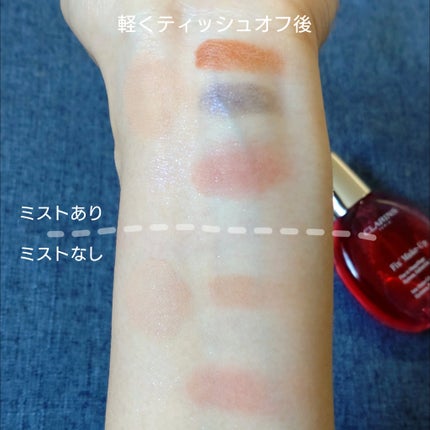 フィックス メイクアップ N/CLARINS/ミスト状化粧水を使ったクチコミ(10枚目)